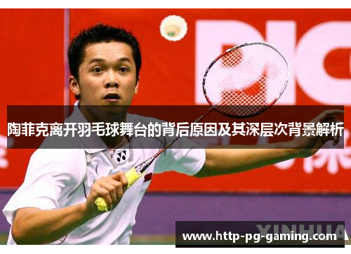 陶菲克离开羽毛球舞台的背后原因及其深层次背景解析 陶菲克离开羽毛球舞台的背后原因及其深层次背景解析
